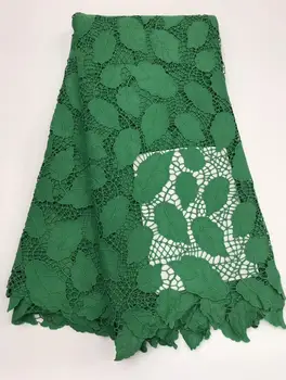 

African Cord Lace Fabric Embroidery With Stones Nigerian Guipure Lace Fabric 2020 High Quality Water Soluble Lace Wedding