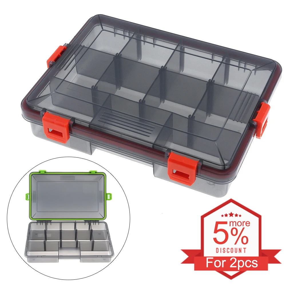 Водонепроницаемый Многофункциональный активности 11 отделений 4 замок ящик для