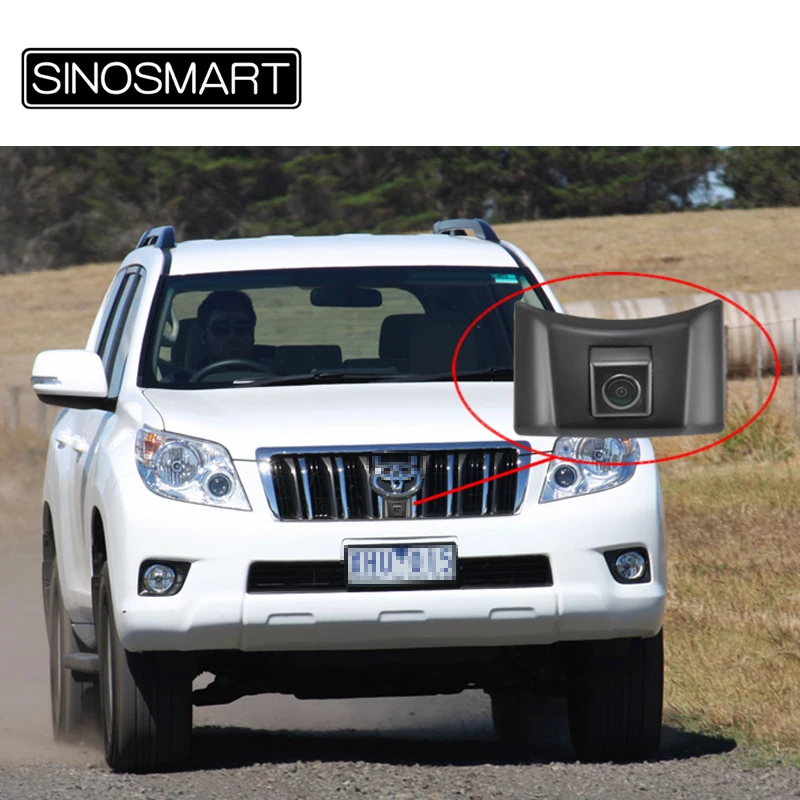 Высококачественная автомобильная парковочная специальная камера SINOSMART для Toyota Prado 2010, установка под логотипом автомобиля