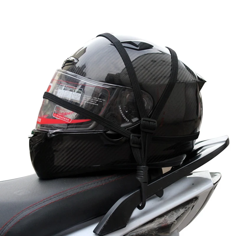 Top Motorcycle Helmet Strap Net Elastic Stretchy Rubber Luggage Rope Holder Cover For Cross-country Motorcycles Rope 0 Top Motorcycle Helmet Strap Net Elastic Stretchy Rubber Luggage Rope Holder Cover For Cross-country Motorcycles Rope 0