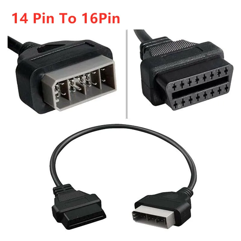 Лучшая цена 14Pin To16Pin Профессиональный диагностический инструмент для Nissan