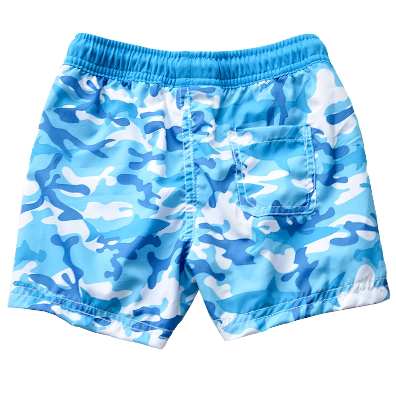 Пляжные шорты с камуфляжным рисунком для мальчиков купальный костюм маленьких