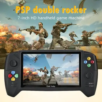 

COOLBABY Handheld Game Players Classic 7.0 inch Handle Retro Game Console Dual joysticks for PSP GBA NES FC Game Player New