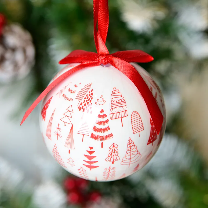 Adornos Navidad Natal 7 см шар украшения для рождественской елки украшения для дома