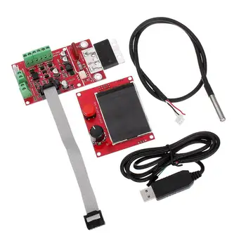 

NEW 100A Spot Welder Controller Welding Machine Pneumatic Color LCD Display Multi-point Personalization with Temperature Sensor