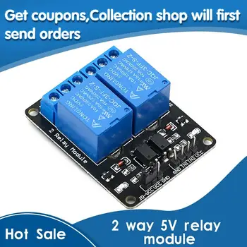 

1PCS 5V 2 Channel Relay Module Shield for Arduino ARM PIC AVR DSP Electronic .We are the manufacturer 2-way relay module