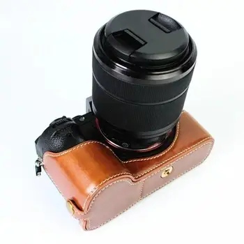 

PU Leather case half body Set Cover Camera Bag Bottom for Sony Ilce-7Ii A7Rii A7Mii Digital A7Ii