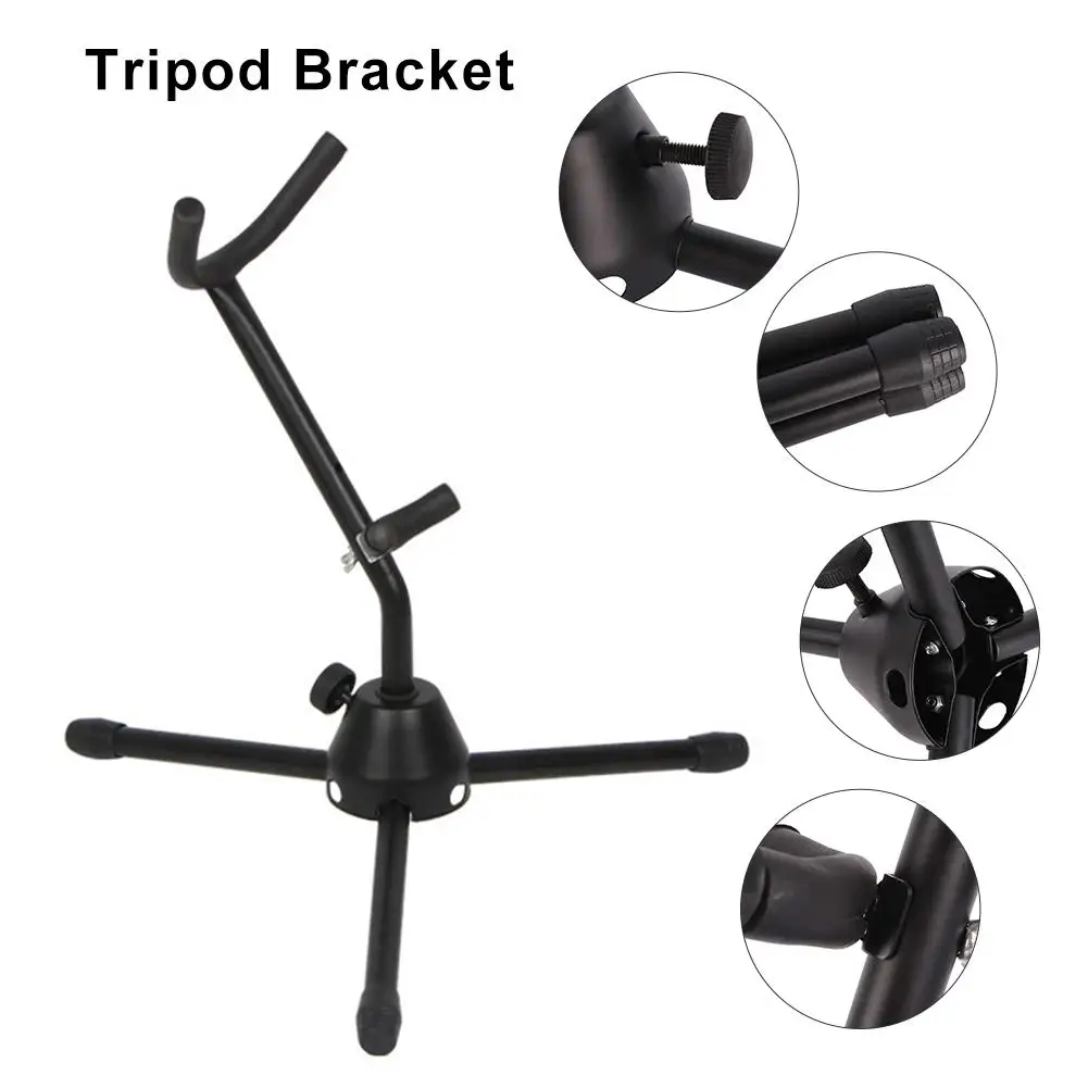 Saxophone Parts Portable Tripod Stand With Metal Leg Detachable Foldable Tripod Bracket Tenor And Saxophone Gadgets Accessories