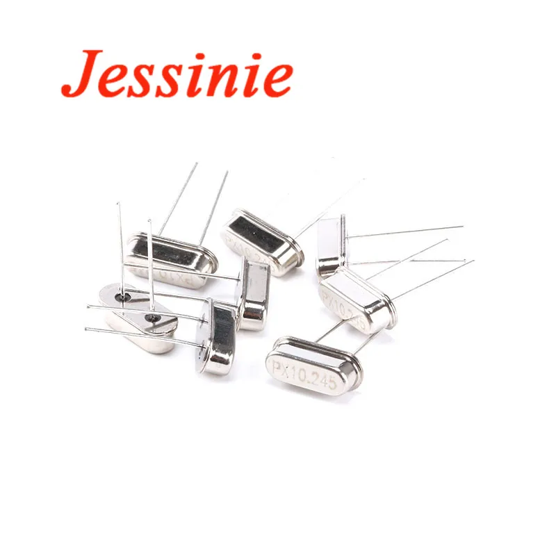 10pcs/lot 10.245MHz 10.245 MHz 10.245M Hz Mini Passive Resonator Quartz HC-49S Crystal Oscillator