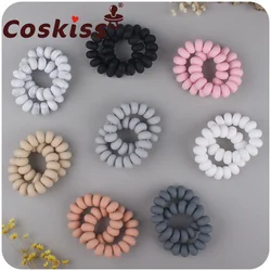 Coskiss Baby Products Silicone Abacus Bead Bracelet Teether To Appease Baby Silicone Abacus Bead Biting Glue Teeth Toy Gift