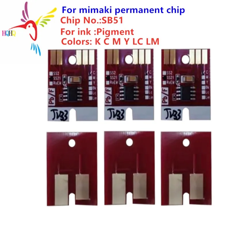 SB51 пигмент Постоянный чип для Mimaki JV3 JV5 принтер пигмент Постоянный чип SB51 совместимый для Mimaki JV3 JV5 принтер