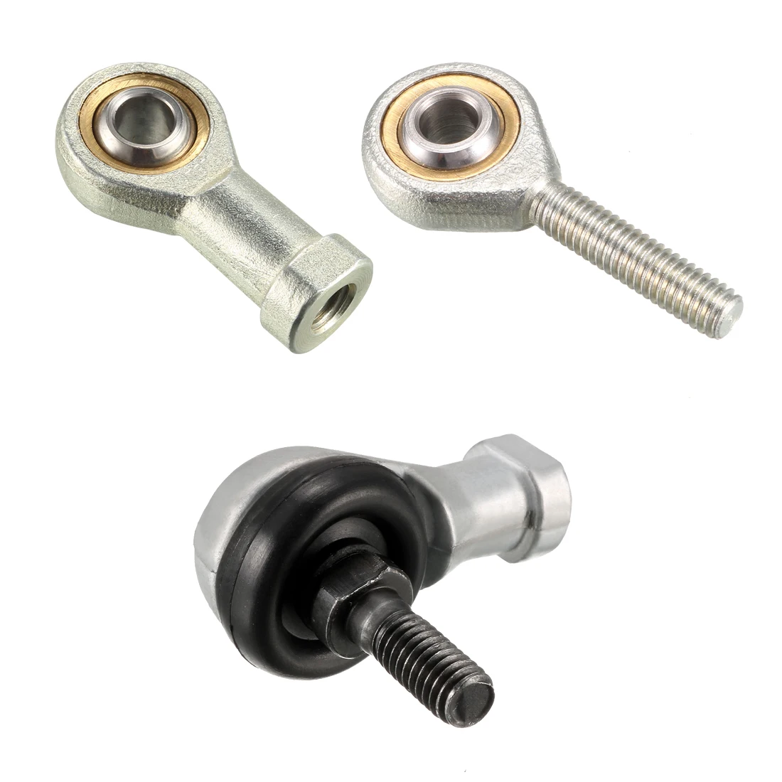 

uxcell 1-4pcs Rod End Bearing M12x1.75mm M5x0.8mm M14x2.0mm M20x1.5mm M25x2.0mm Rod Ends Ball Joint Male Right Hand Thread