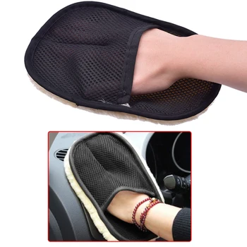 

Soft Car Washing Gloves Cleaning Brush Motorcycle Washer Caree Automotive Car Cleaning Car Brush Cleaner Wool 23.5cm*15.3cm
