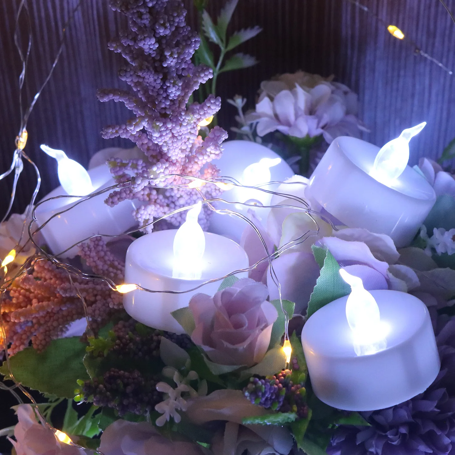 flameless led vela luz weeding decoração chá