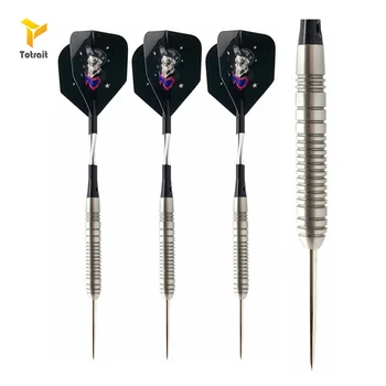 

TOtrait Professional Electronic Darts 23g 90% Tungsten Darts Steel Tip Darts and Aluminum Alloy Shaft Flights Set Darts