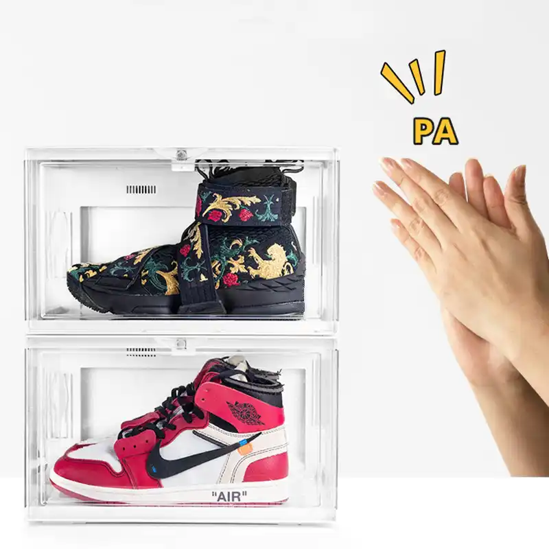 shoe box with lights