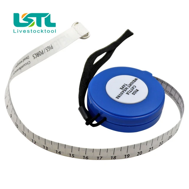 Cattle And Pig Body Weight Tape Measure, 2.5m Farm Equipment For Livestock  Animal Body Weight, Portable Retractable Tape Measure