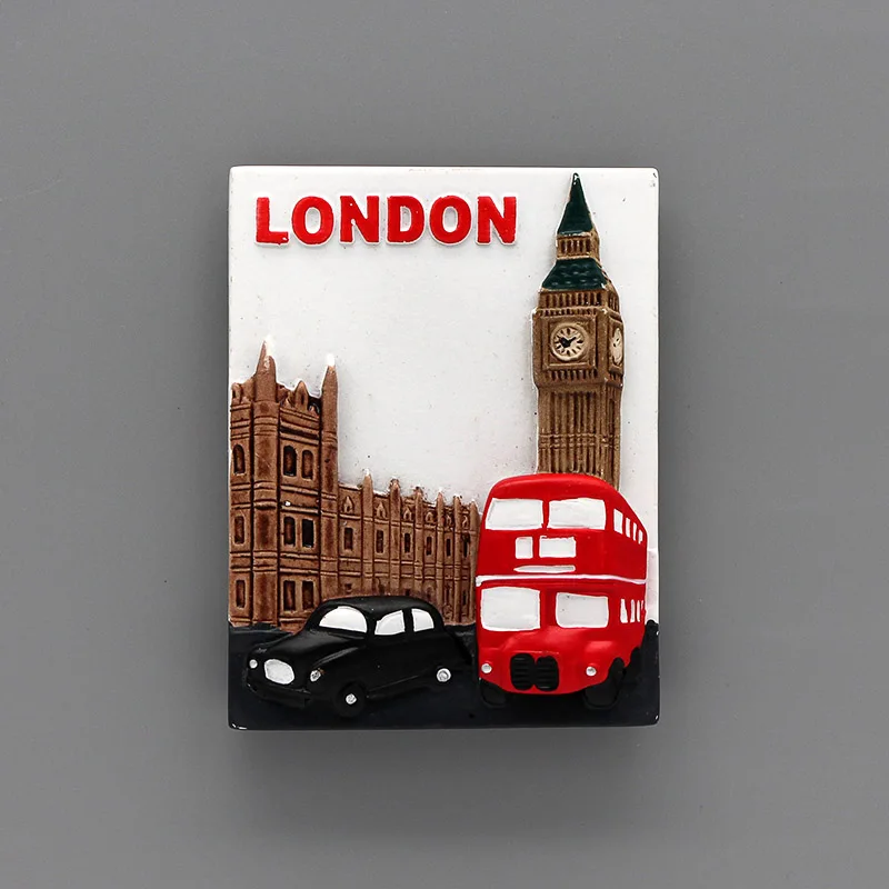 3D Refrigerator Pasted Magnetic World Tourism Souvenir Creative Gifts Fridge Magnets England London Bus Soldier magnetic fridge magnets magnetic sticker magnetic fridge stickers