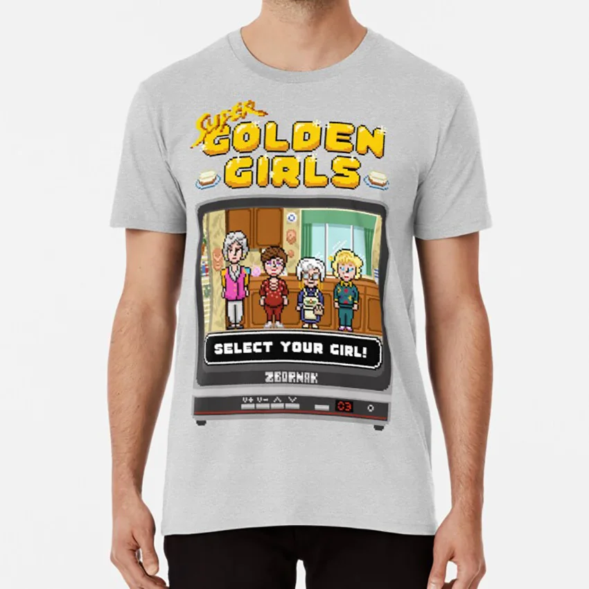 Golden Girls: La Maglietta Del Videogioco Golden Girls Rose Nylund Dorate Zbornak Blanche Deveraux Sophia Petillo Tv