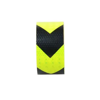

NEW 5CM Width Long Self-adhesive PVC Reflective Safety Warning Tape Road Traffic Construction Site Reflective Arrow 45M 3M