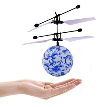 

Infrared Induction Drone Flying Flash LED Lighting Ball Helicopter Child Kid Toy Gesture-Sensing No Need To Use Remote Control U