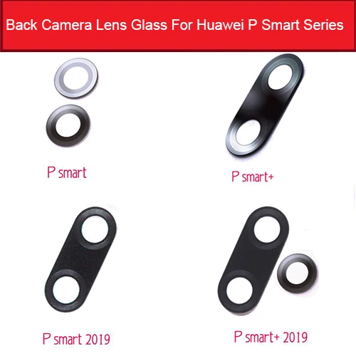 Задний объектив задней камеры для huawei P Smart Plus стеклянный объектив камеры с клейкой наклейкой запасные части