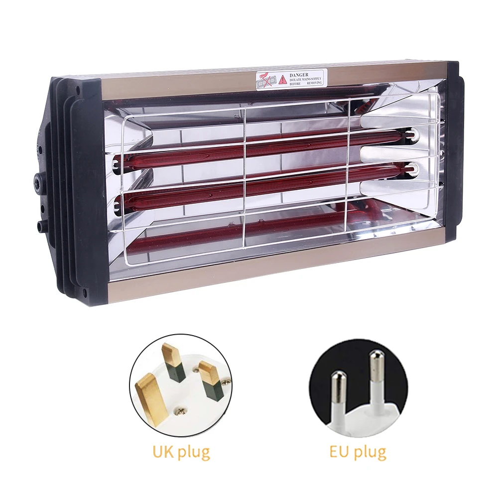 2000w Handheld Infrared Lamps For Drying Paint Portable Shortwave Paint