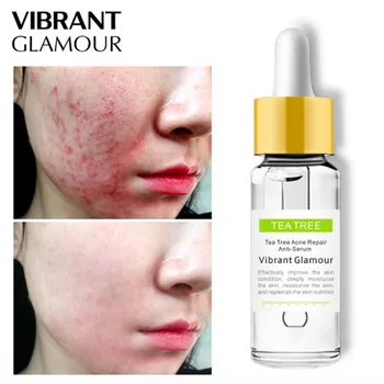 

Tea Tree Acne Treatment Face Serum Moisturizing Creme Clareador Lifting Firming Essence Anti-Aging Face Skin Care Repair