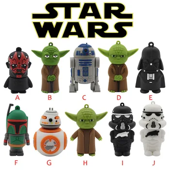 

TEXT ME wars star Yoda Darth Vader pendrive 4G 8G 16G 32G 64G Usb 2.0 Usb flash drivdriveck Pendrive