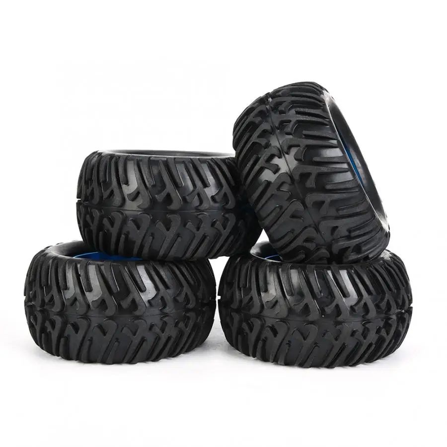 

Hot 115mm RC Car Tires 1/10 Wheels Hub Remote Control Car Spare Parts Wheel Tyre Tire for 1:10 RC Climbing Track Car Vehicle Mo