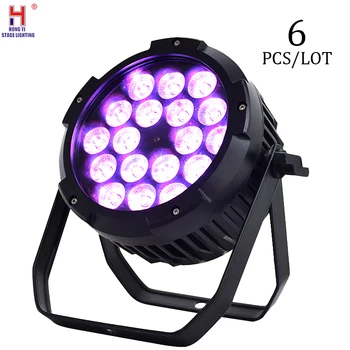 

18X12W Stage Lighting Effect RGBW 4In1 Ip65 Waterproof Led Par Light Dmx Controll Outdoor Stage Light (6Pcs/Lot)