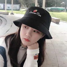 Панама с принтом, одноцветная Складная пляжная кепка с широкими полями, женская кепка с защитой от УФ-лучей, круглая верхняя уличная шапка, шапка для рыбака