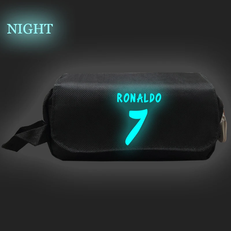 Криштиано Роналдо CR7 светящийся пенал; Забавный канцелярский мешок милые детские подарки ящик красивые студенческие сумочки - Цвет: 3