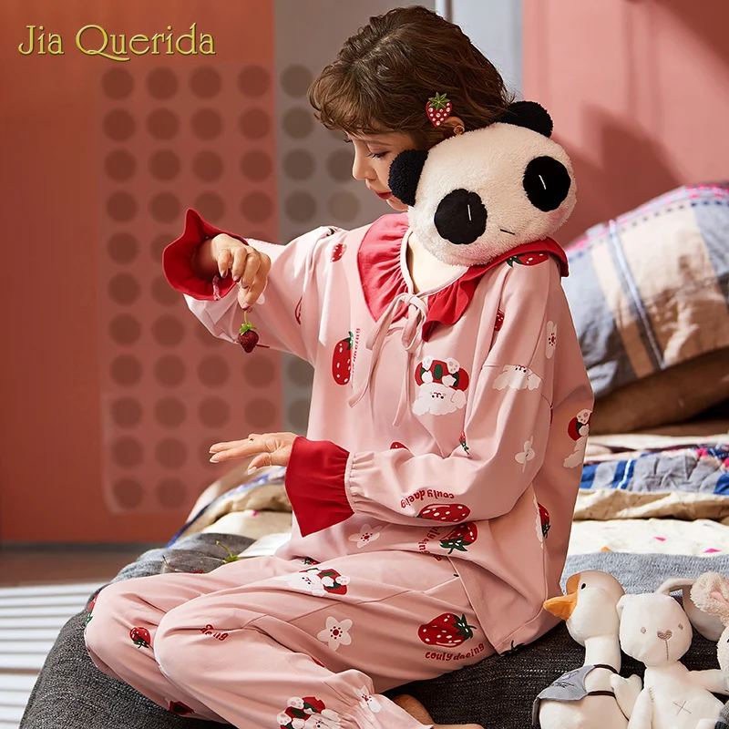 2020 New Spring Fashion Long Sleeve Long Pants Sleepwear Pajamas Set Flower Printing Plus Size Casual Style Pajamas for Women 2020 New Spring Fashion Long Sleeve Long Pants Sleepwear Pajamas Set Flower Printing Plus Size Casual Style Pajamas for Women