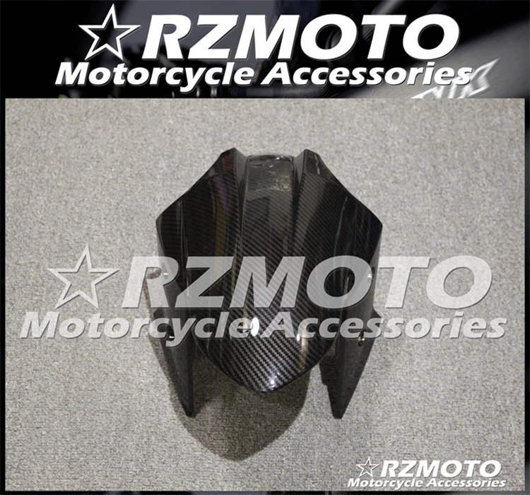 Подходит для Kawasaki Ninja250 Ninja300 углеродное волокно краска Передняя листовая пластина брызг грязи переднее крыло обтекатель