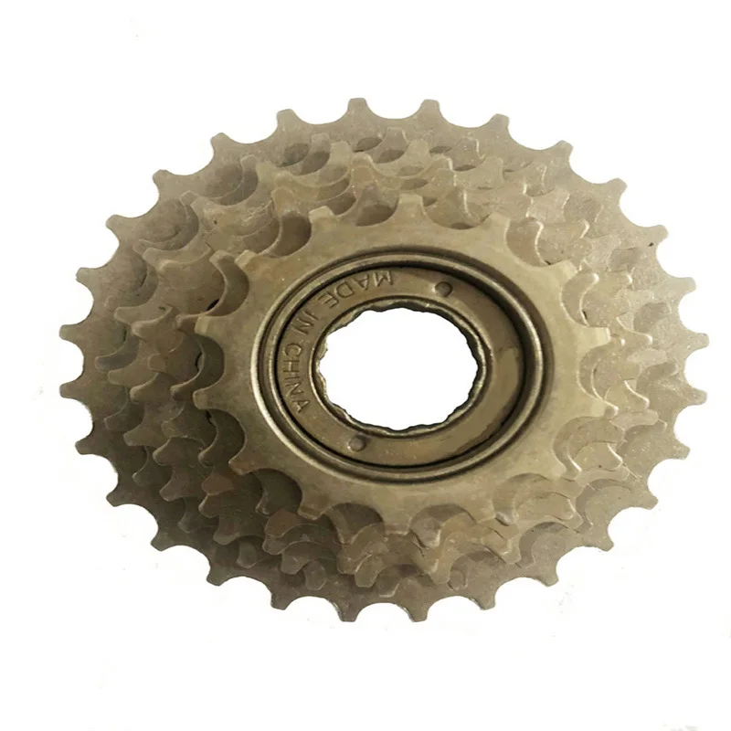 

Mountain Bike Brown Not Positioning Rotating 18 Sufei round 6-Piece Flywheel Cone Pulley Multi-Speed Flywheel
