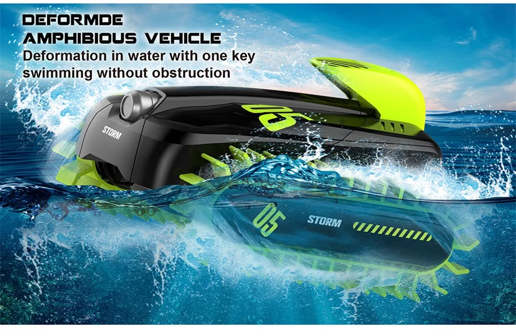 RC автомобиль для детей Дистанционное Управление Amphibiou Stunt автомобилей Водонепроницаемый трансформируемые игрушки около 20 км/ч, игрушки-Амфибии и хобби# U