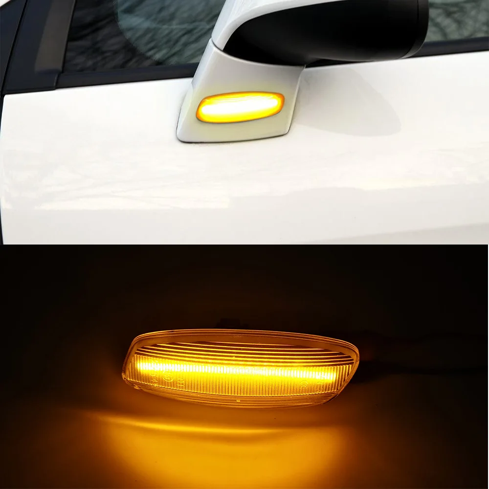 1 пара указатель поворота для Citroen C3 C4 C5 DS3 DS4 Peugeot 207 308 3008 5008 RCZ Dynamic светодиодные