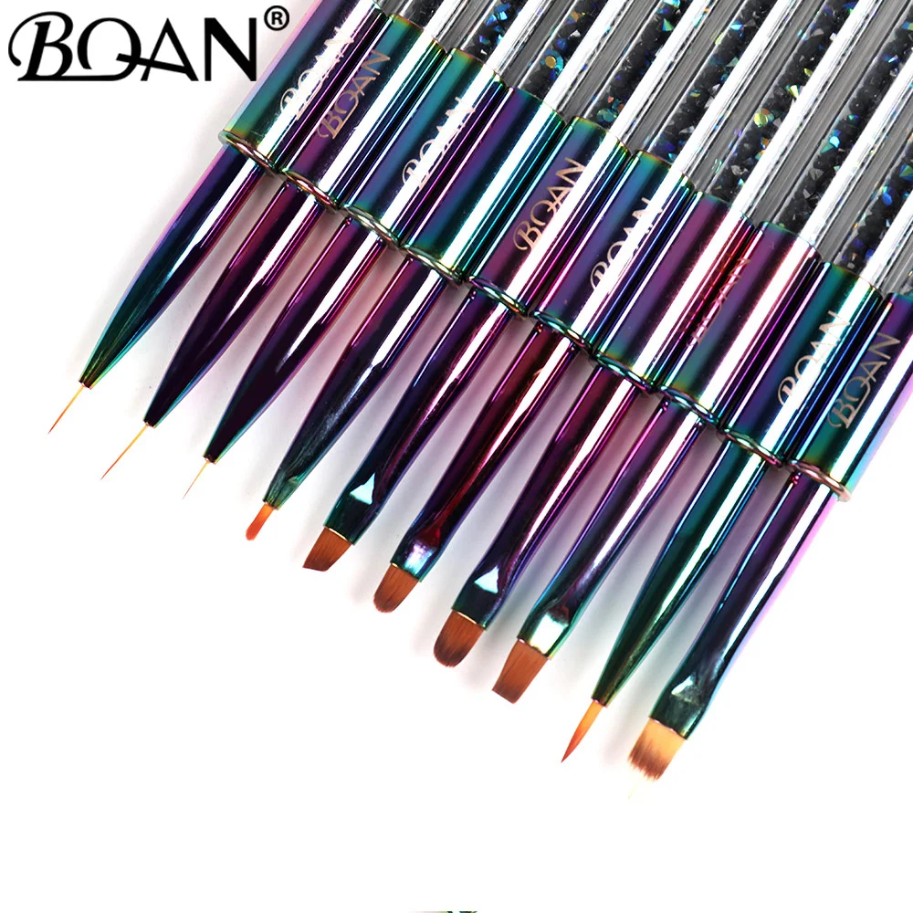 Nail Art Brush Line Painting Brushes Crystal Acrylic Thin Liner Drawing Pen Manicure Tools UV Gel 1pcs nail art pens nail art brushes nail brushes nail art tools gel nail tools