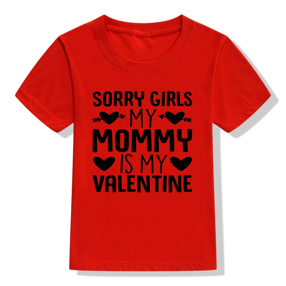 Футболки с надписью «Sorry Girls Mommy Is My Valentine Babybooy», топы на День святого Валентина, футболки «Mommy Life», милые подарки на день Святого Валентина