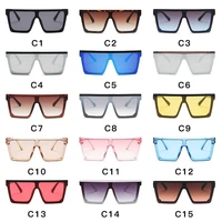 Nowe mody luksusowej marki kwadratowych okularów przeciwsłonecznych kobiet rocznika Oversize okulary kobieta duże oprawki odcienie czarna dama Uv400 6