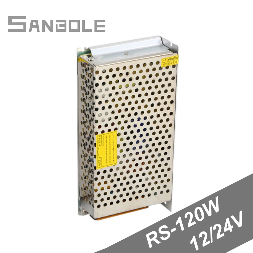 

Switch Power Supply RS-120-12 Industrial Control Electric 12V24V Machinery Equipment 5A/10A Single Output