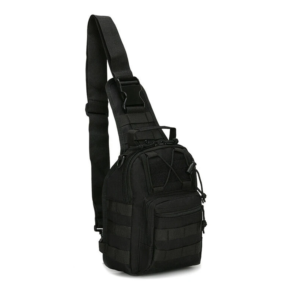 2023 New Fashion Men's One Shoulder Backpack Sling Chest Pack Mini Military Outdoor Hiking Travel Bag Waterproof Luxury Portable