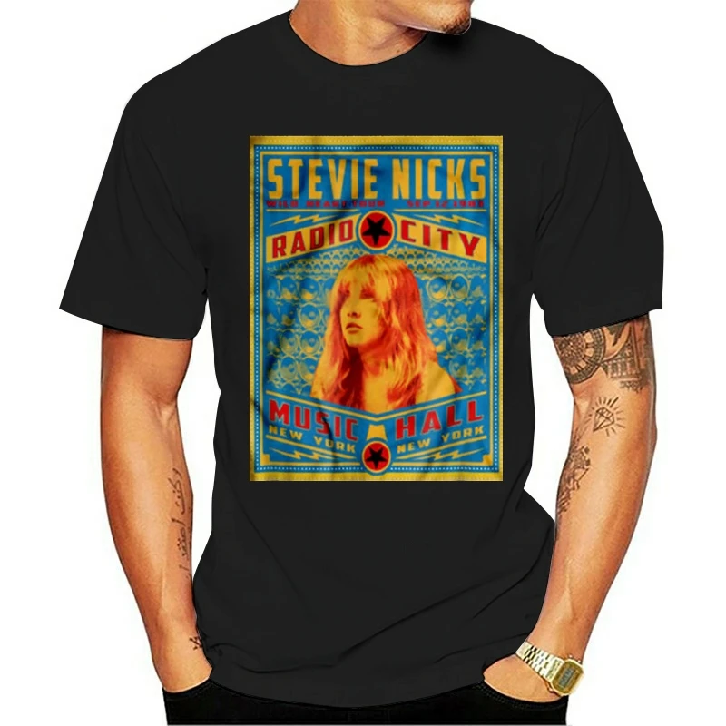 Мужская забавная футболка модная Stevie Nicks Radio City Music Hall New York женская | одежда