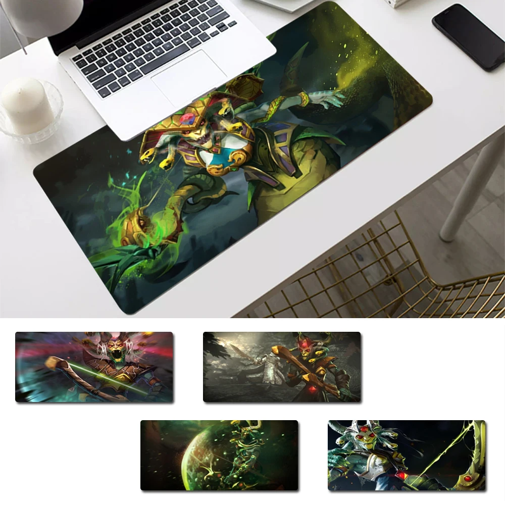 Мягкий игровой коврик для мыши Dota 2 Medusa большой компьютерной Overwatch | Компьютеры и