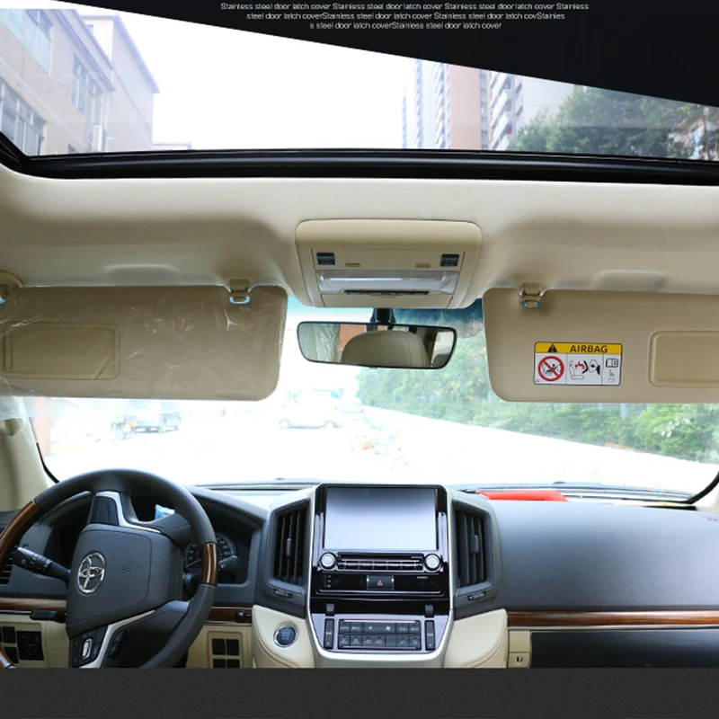 1PCS For Toyota Land Cruiser PRADO LC200 Car Styling Interior Front Left / Right Sun Visor Panel Sunvisor with LED Makeup Mirror