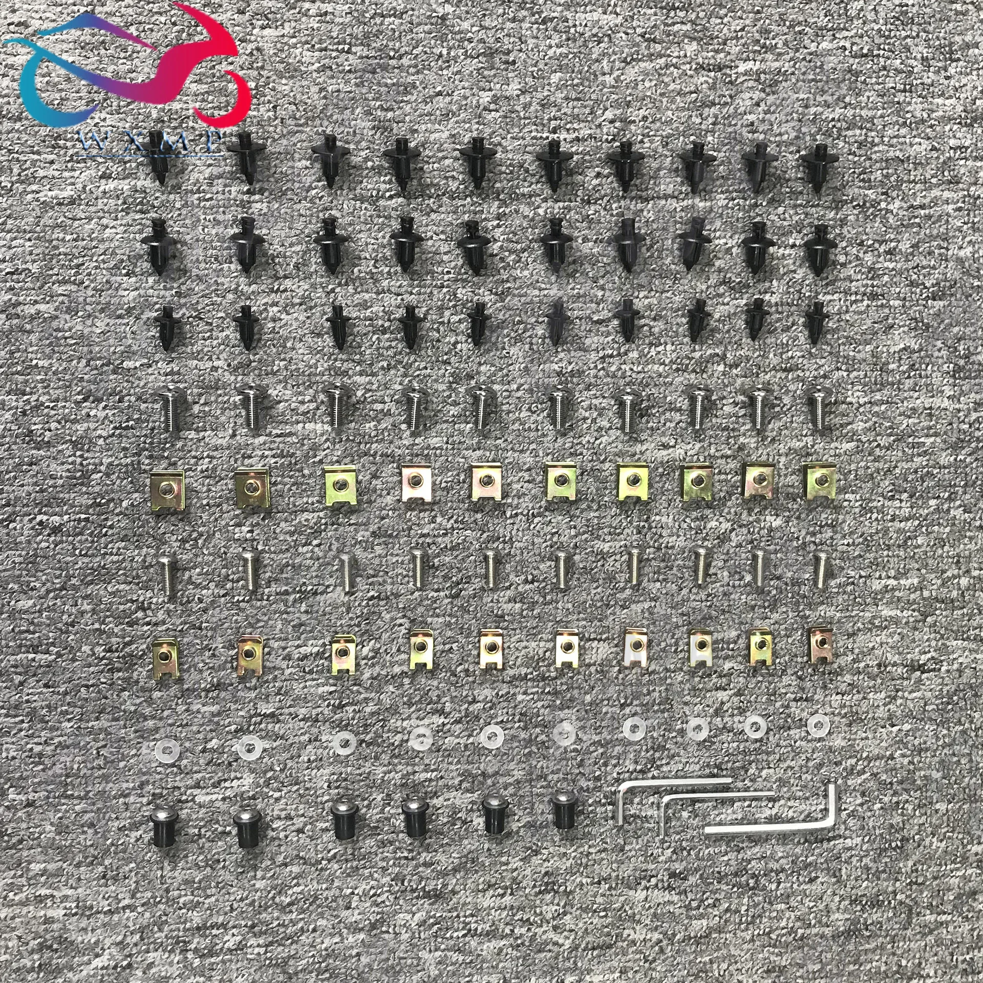 

Fairing Body Bolts Kit Fastener Clips Screws For Yamaha YZF R1 2004-2006
