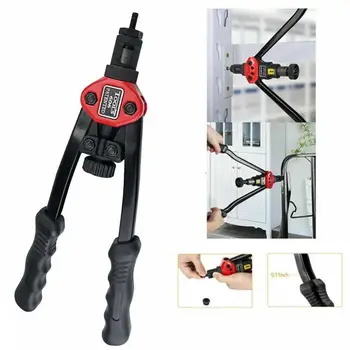 

Hand Threaded Rivet Nuts Guns with nuts 605 606 Double Riveter Tool Nut For M3/M4/M5/M6/M8 Manual Rivnut Insert Riveting R2Q8