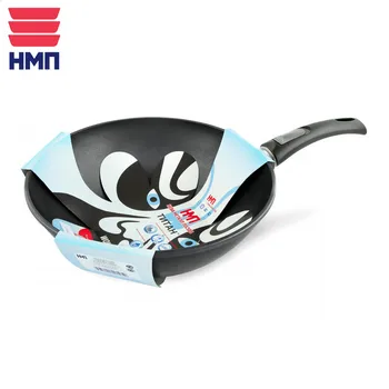 

Woks НМП 3126W / 3130W Pan Wok Home Garden Kitchen Dining Bar Cookware NMP Нева Металл Посуда Aluminum Alloy black Aluminum TITANIUM cast polymer-ceramics
