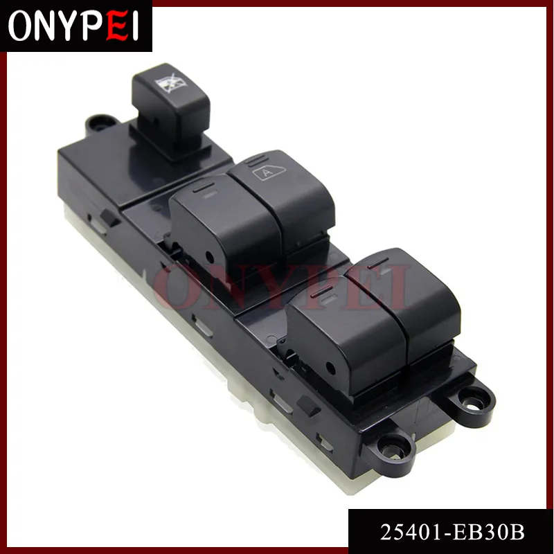 25401 EB30B Electric Power Window Master Lifter Switch For Nissan